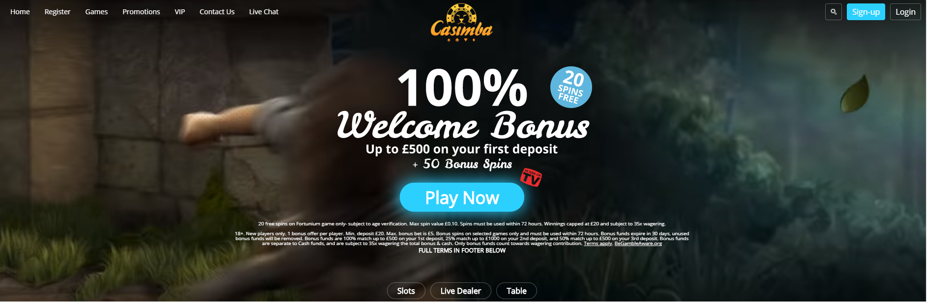 Casimba Casino Review