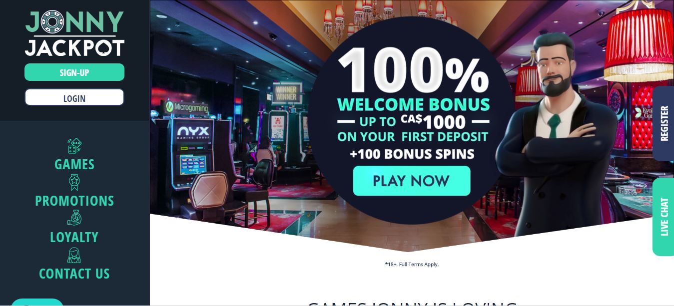 Jonny Jackpot Casino Review